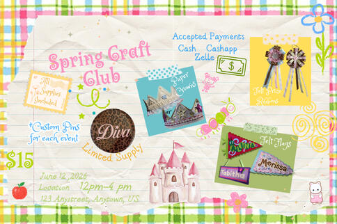 Craft Club Flyer